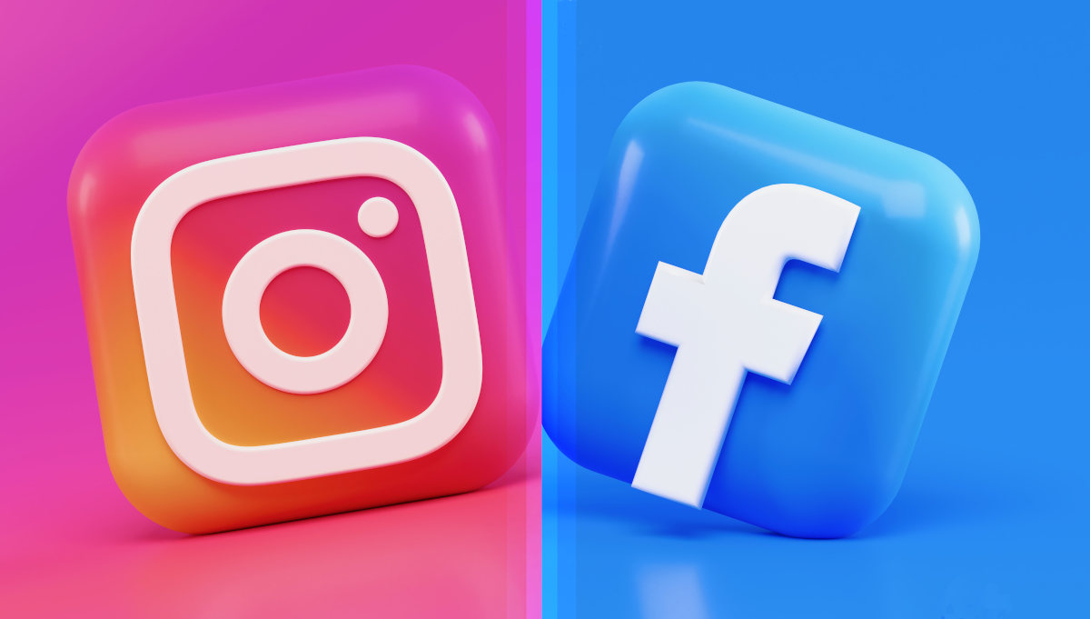 Instagram & Fecebook logos